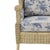 French Country Rattan Wingback Armchair For Sale - Image 11 of 12