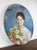 Oval Portrait of a Young Girl with Flowers, 1800s, Pastel Artwork For Sale - Image 4 of 18