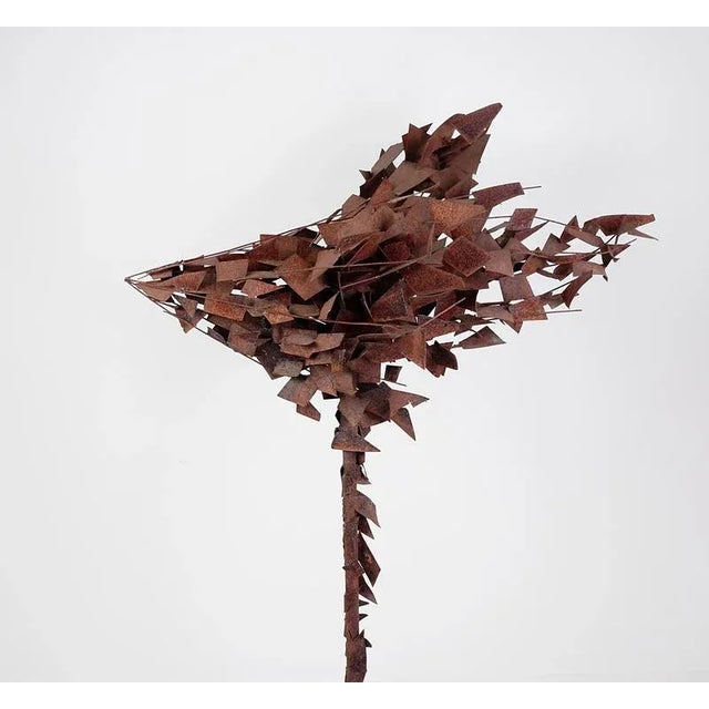 Metal Large Rusty Metal Sculpture For Sale - Image 7 of 12