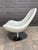 Ikea Vintage Carl Öjerstam Ikea Tirup Chair in White Leather For Sale - Image 4 of 7