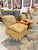 Vintage Gold Upholstered Slipper Chair For Sale - Image 11 of 11