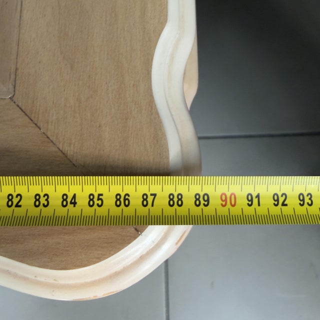 Vintage Light Wood Inlaid Game Table For Sale - Image 10 of 12