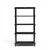 Wood Baker Black Lacquered Etagere Shelves - Pair For Sale - Image 7 of 9