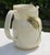 Vintage 1994 Handcrafted Ceramic Pitcher With Sculptural Leaf Motif For Sale - Image 4 of 10