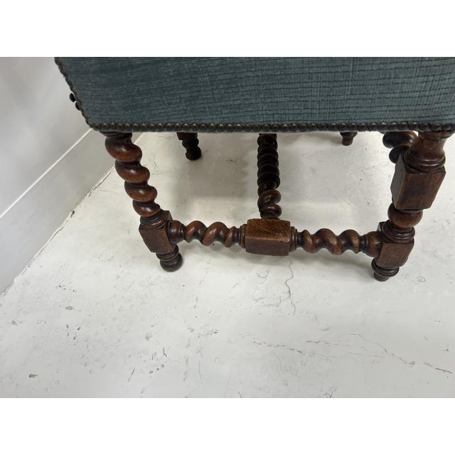 19th Century Louis XIII Twisted Oak Chairs, Set of 2 For Sale - Image 9 of 12
