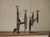 Black Vintage Sculptural Brutalist Candleholders, 1960, Set of 2 For Sale - Image 8 of 11
