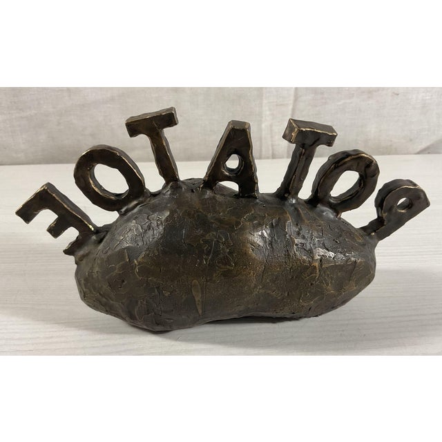 Vice Presidential Potato Bronze Sculpture Herbert Simon, 1995, Political Satire For Sale - Image 6 of 6