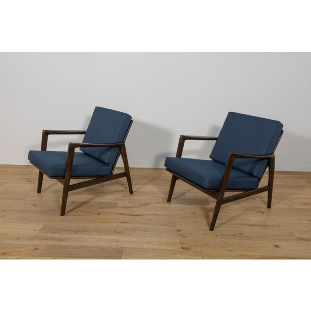 1960s Set of Model 300-139 Chairs from Swarzędz Furniture Factory, 1960s For Sale - Image 5 of 18