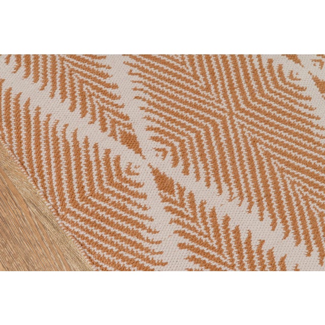 Contemporary Erin Gates by Momeni River Beacon Orange Hand Woven Indoor Outdoor Area Rug 2' X 3' For Sale - Image 3 of 8