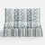 Spritely Home Capra Ruffle Settee in Linny Ikat Slate For Sale - Image 4 of 7