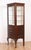 Vintage Mahogany Dark Stained Medical Display Cabinet-Unmarked For Sale - Image 11 of 12
