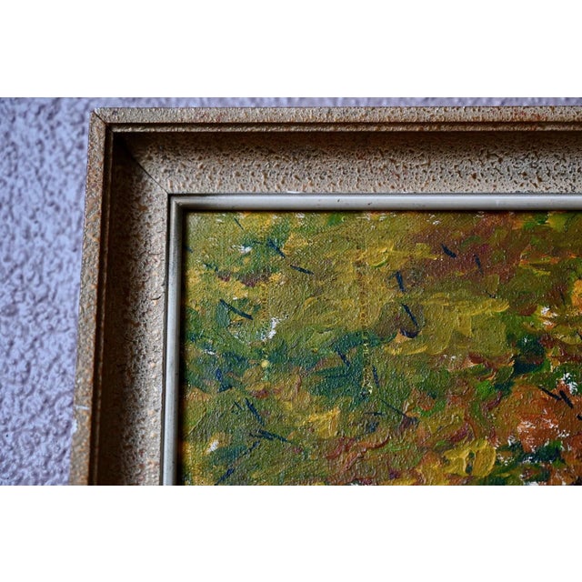 Wood By the Water, 1950s, Oil Painting For Sale - Image 7 of 8