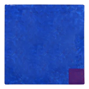 Abstract Minimalist Bold Resin Painting "Sunday Blue 3" Original Artwork by Ricky Hunt