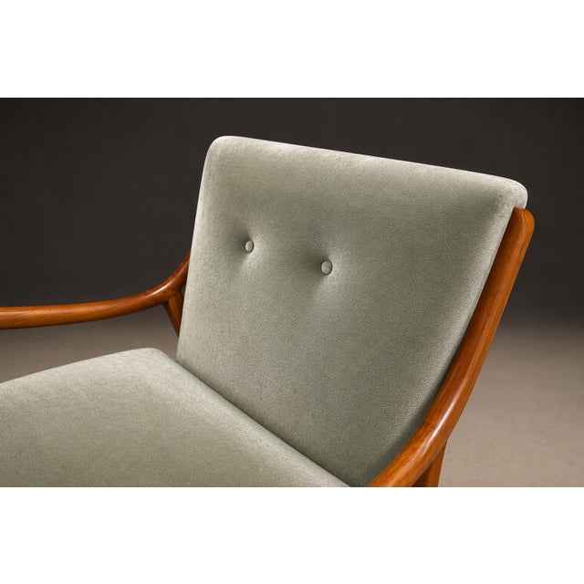 Pair of Sculptural Armchairs by Giuseppe Scapinelli in Caviúna Wood & Mohair, Brazil, 1950s For Sale - Image 18 of 18