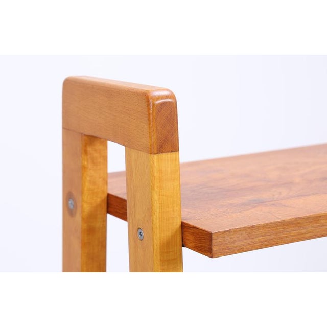 Mid-Century Teak Bookshelf with 5 Drawers and Door For Sale - Image 10 of 18
