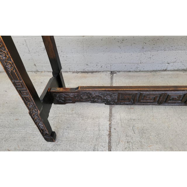Highly Carved Alter / Console Table From Shanghai For Sale In San Francisco - Image 6 of 18
