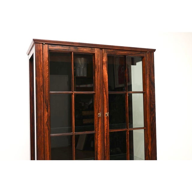 Wood Vintage Scandinavian Display Cabinet by Torbjorn Afdal for Bruksbo, 1960s For Sale - Image 7 of 12