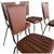 1970s Vintage French Leatherette and Chrome Dining Chairs, 1970s, Set of 4 For Sale - Image 5 of 9