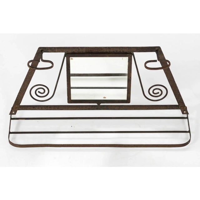 Metal French Wrought Iron Wall Shelf For Sale - Image 7 of 8