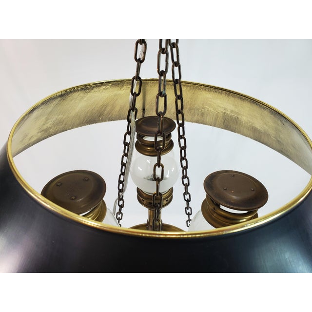 Metal Vintage Brass Chapman Billiard Bouillotte Gaming Lamp For Sale - Image 7 of 13