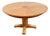 Round Biedemeier Style Starburst Pedestal Table For Sale