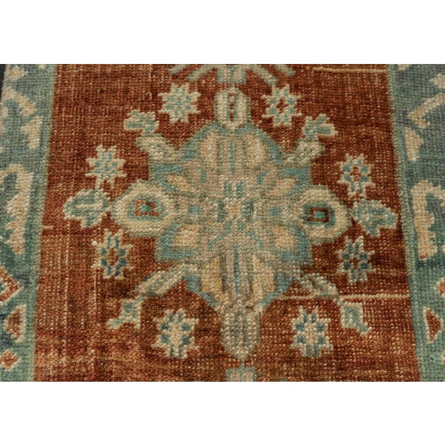 Turkish Mini Rug Oriental Hand Knotted Vintage Rug 1'6" x 2'10" #21143 For Sale - Image 4 of 8