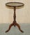 Hardwood, Green Leather & Gold Leaf Inlay Tripod Side Table For Sale - Image 16 of 16