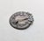 Napier Vintage Signed Napier Ad Piece Silvertone "Golden Time" Sundial Brooch, 1954 For Sale - Image 4 of 10
