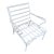 Vintage Wrought Iron Side Lounge Patio Chair For Sale