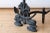 USA, ca. 1920s. A handsome pair of andirons by the S. M. Howes Company of Boston, which manufactured stoves and fireplace...