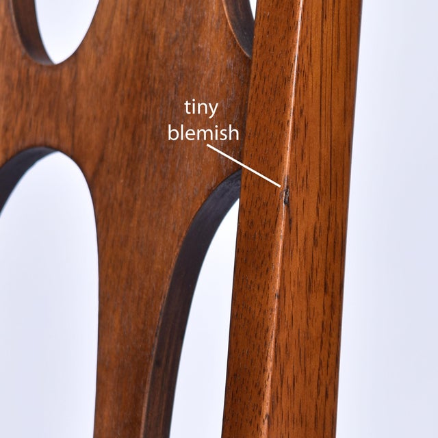 Restored Expanding Broyhill Brasilia Mid-Century Modern Dining Set For Sale - Image 16 of 17