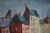 Large Mid-Century Signed v. Dyk Pont Saint-Michel & Notre-Dame Paris Oil Painting For Sale - Image 10 of 18