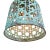 Industrial Industrial Verdigris Copper Cane Dome Pendant Light Small For Sale - Image 3 of 7