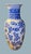 Blue and White Chinoiserie Porcelain Vase For Sale - Image 9 of 10