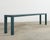 Late 20th Century Monumental Lacquered Grasscloth Parsons Console Table 9 Ft. For Sale - Image 5 of 12