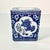 Mid-Century Chinoiserie Boho Chic Square Vase With Flower Frog by Andrea of Sadaek For Sale - Image 10 of 12