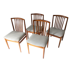 Teak Dining Chairs by Vamdrup Stolefabrik Denmark