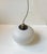 White Pendant Lamp in Etched Satin Glass from Stilnovo, 1960s For Sale - Image 8 of 10