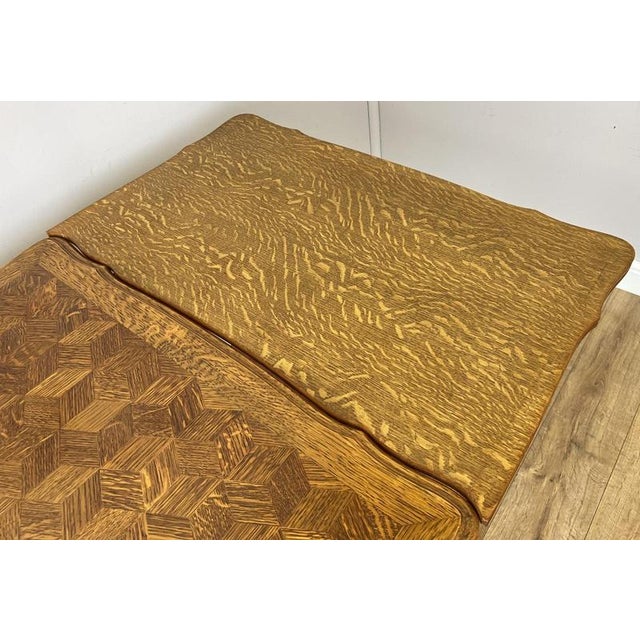 French Louis XVI Extendable Dining Table in Carved Oak For Sale - Image 16 of 17