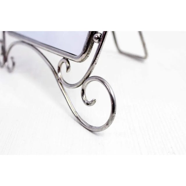 Silver Art Nouveau Barbers Mirror, 1930s For Sale - Image 8 of 13