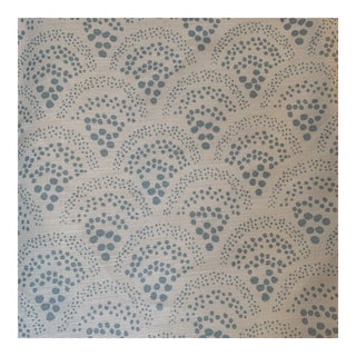 Sister Parish Chou Chou in Robins Egg Light Blue Linen and Cotton Fabric- 4 Yards For Sale