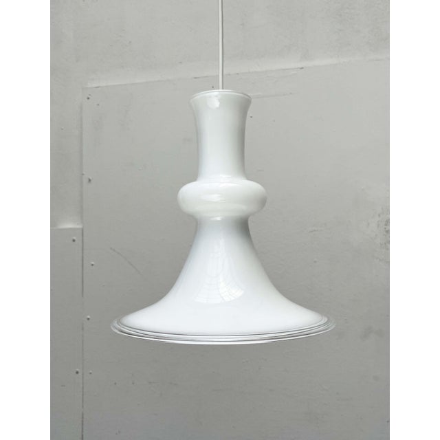 Vintage Danish Etude Glass Pendant Lamp by Michael Bang for Royal Copenhagen, Holmegaard, 1970s For Sale - Image 18 of 18