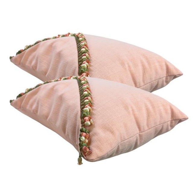 2020s Pair of Tasseled Lumbar Pillows For Sale - Image 5 of 6
