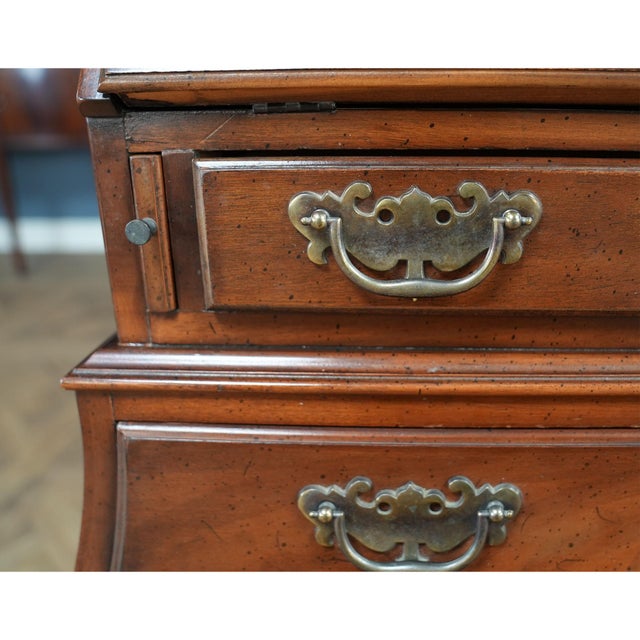 1970s Drexel Bombe Secretary Desk For Sale - Image 9 of 18