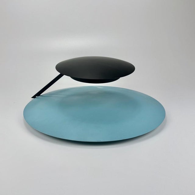 Vintage Flush Mount by Luciano Cesaro for Tre Ci Luce, Italy, 1980s For Sale - Image 10 of 12