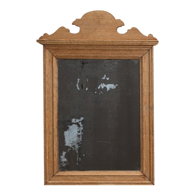 19th Century France Tan Wood Mirror For Sale