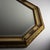 Brown Vintage Large Wooden Wall Mirror, Italy, 1930s For Sale - Image 8 of 18