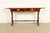 1980s Baker Furniture English Regency Lyre Base Console or Sofa Table For Sale - Image 5 of 13