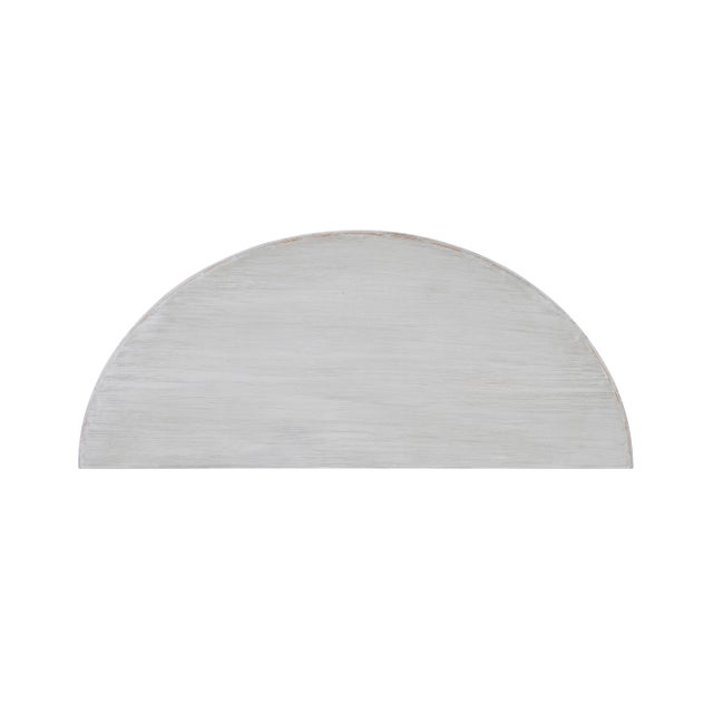 French Tara Shaw for Century Furniture Petite Lutetia Console Table, Rubbed White For Sale - Image 3 of 6