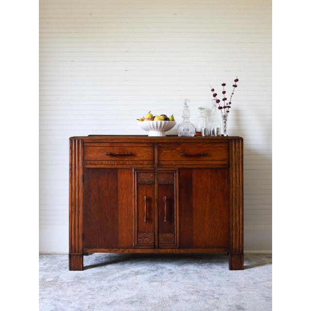 1920s -30's Art Deco Sideboard, Credenza, Drinks Cabinet For Sale - Image 17 of 17
